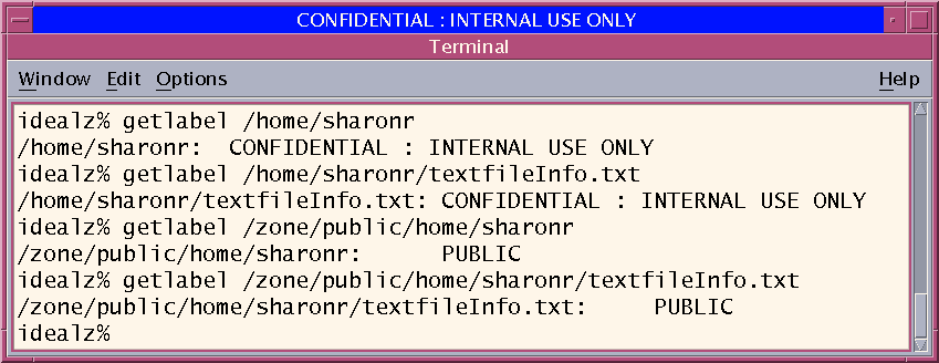 image:Illustration shows that the contents of the Public zone is visible from the Internal Use Only zone.