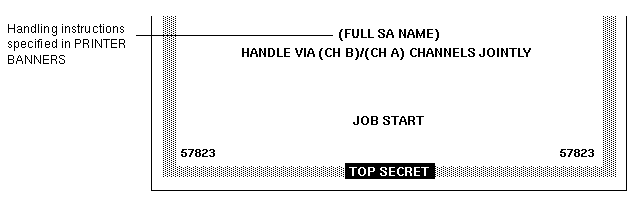 image:Graphic shows the PRINTER BANNERS output at the bottom of a banner page for a government site.