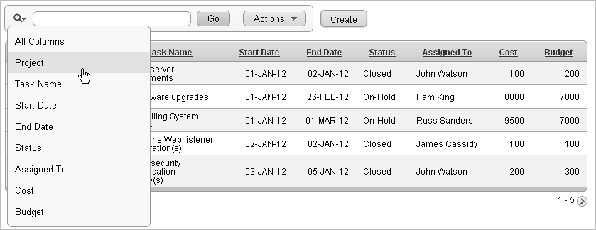 Description of ir_select_col_rpt.gif follows