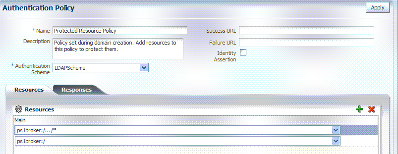 Generated Authentication Policy