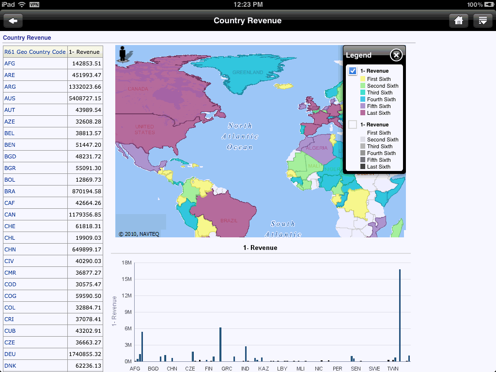 Map view expanded to fill entire screen