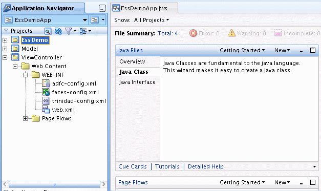 Add a Java Class to the EssDemo Project