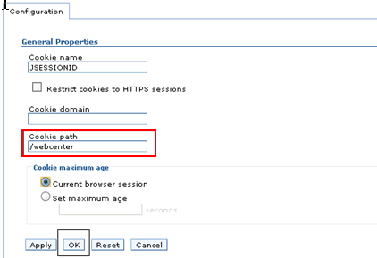 Set cookie path for a module