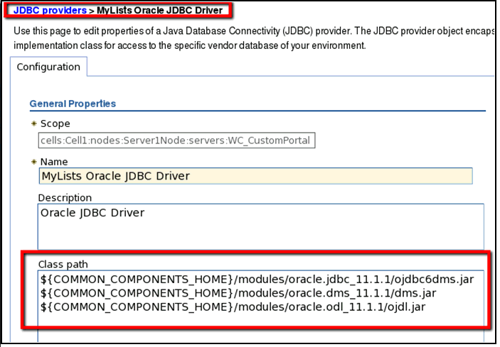 Create the JBDC Provider