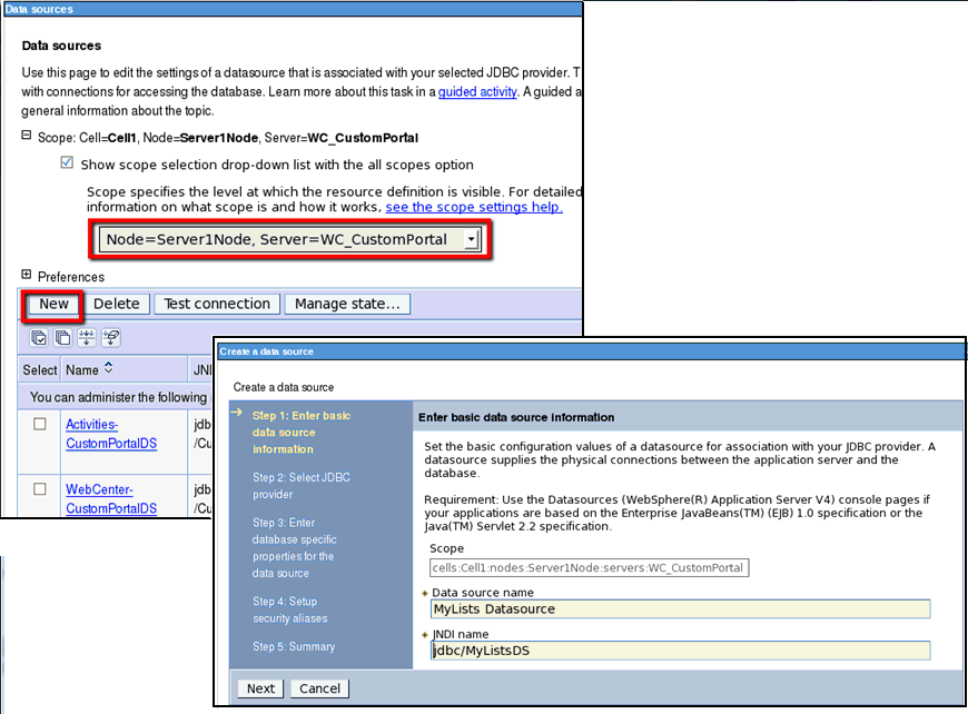 Configure the Data Source