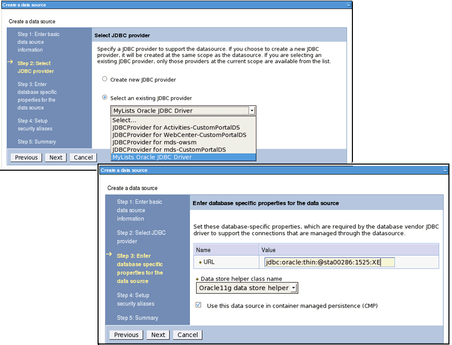 Configure the Data Source