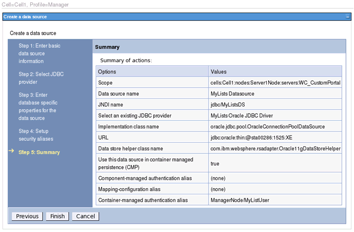 Configure the Data Source
