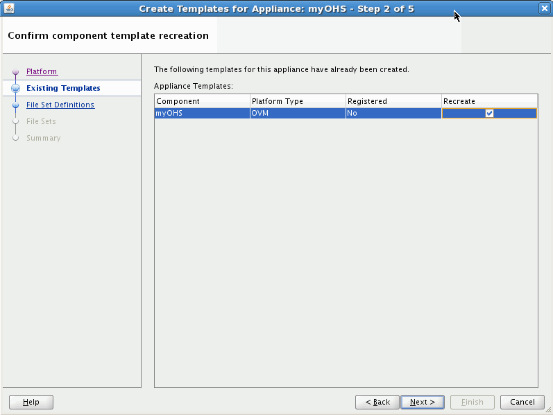 Create VM Templates Wizard