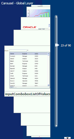 Vertical Carousel Component