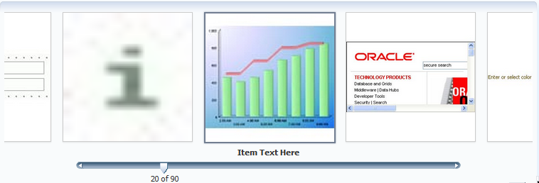 Configuring a Carousel to Display Like a Filmstrip