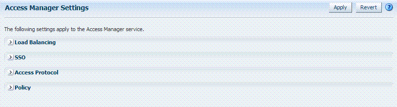 Access Manager Settings