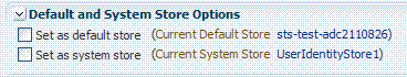 Fresh Default Store and System Store Options