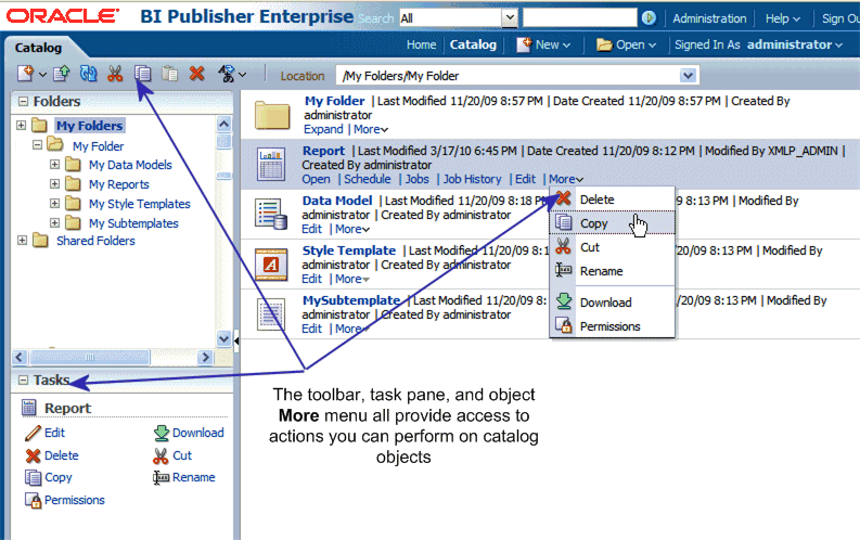 Oracle bi publisher