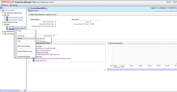 Oracle Enterprise Manager Fusion Middleware Control