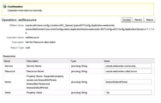 SetResources MBean Browser