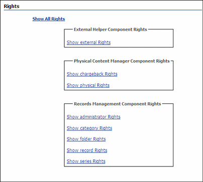 Surrounding text describes the Assigned Rights Page.