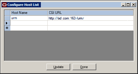 Surrounding text describes the Configure Host List Screen.