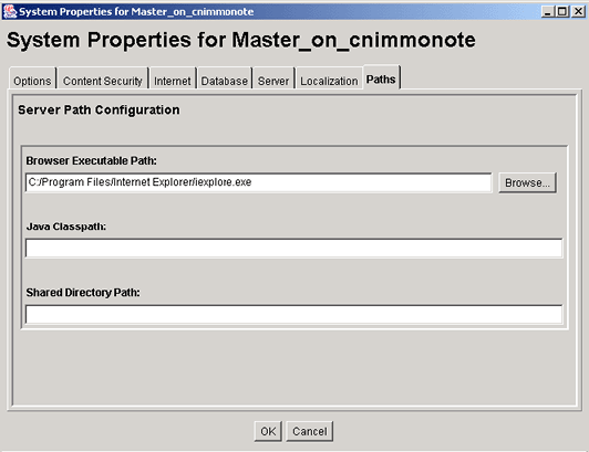 Surrounding text describes System Properties Paths tab.