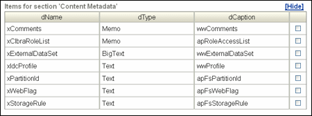 Surrounding text describes a Child Section item and fields