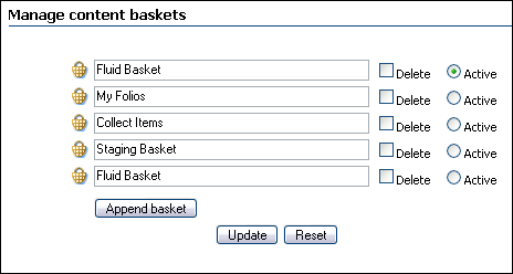 Surrounding text describes manage_baskets.gif.