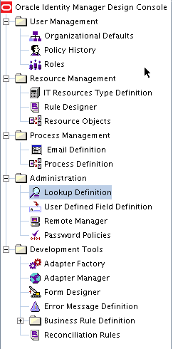 Design Console Explorer