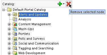 Delete Option in the Resource Catalog