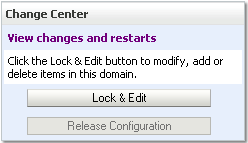 Lock and Edit Change Center