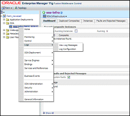 Oracle SOAサービス・インフラストラクチャの制御