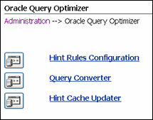 Oracle Query Optimizer画面については周囲のテキストで説明しています。