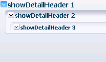 showDetailHeader components can be nested