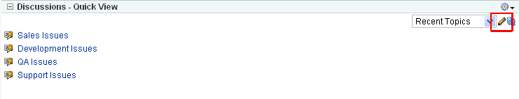 Edit icon in the forums task flow