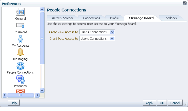 Board Preferences