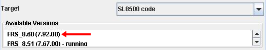 Available code versions