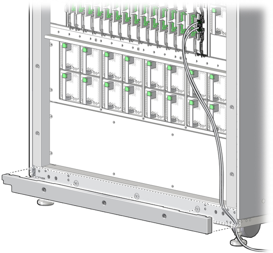 image:Figure showing the how to route the right SP cables.