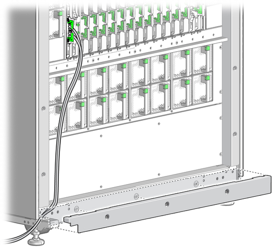 image:Figure showing the how to route the left SP cables.