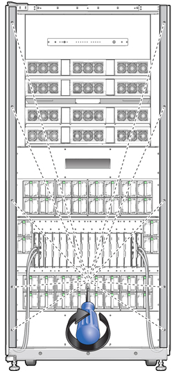 image:Figure showing the how to secure the two trim panels.