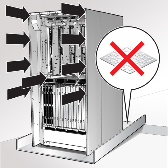 image:Figure showing where to push the server up a ramp.