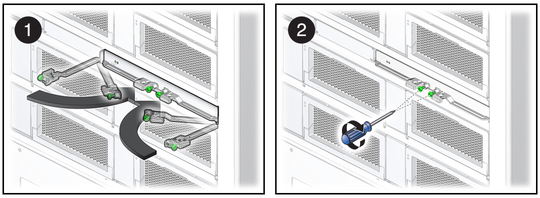 image:Figure shows the extraction levers on a PSDB. 
