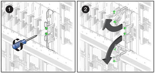 image:Figure shows how to unlock a clock board. 