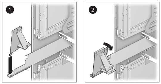 image:Attaching midplane handle to a slide. 