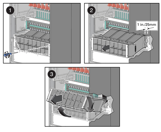 image:Figure shows the lower fan cage. 