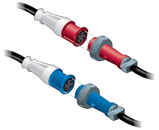 image:IEC 60309 connector and socket