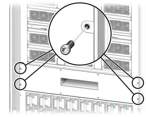 image:Figure shows the location of the front filler panel.