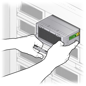 image:Figure shows how to release a power supply. 