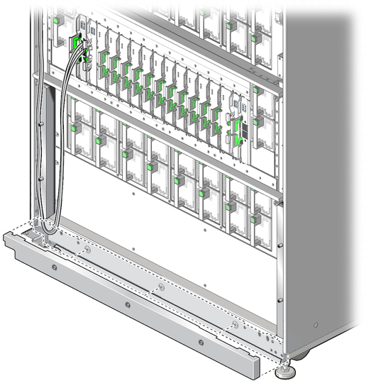 image:Figure showing the how to route the left SP cables.