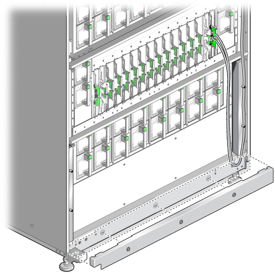 image:Figure showing the how to route the right SP cables.