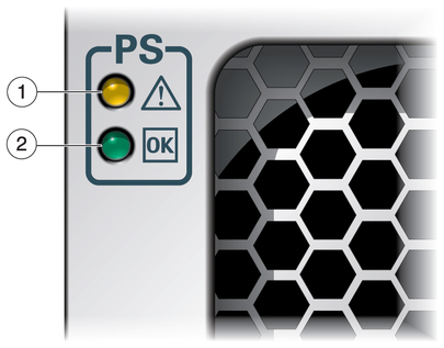 image:LEDs on power supply. 