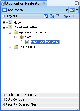 adfdi-workbook.xlsx in Application Navigator