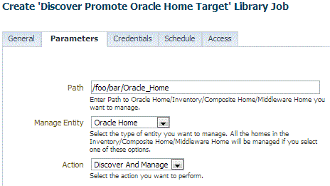 Discovering a single Oracle Home