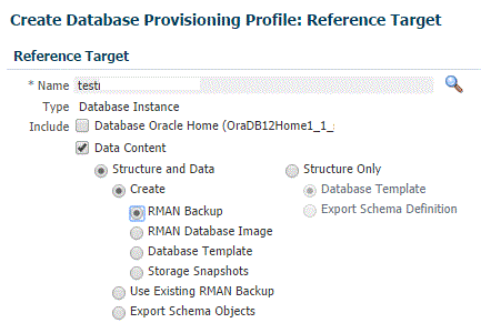 Reference Target page